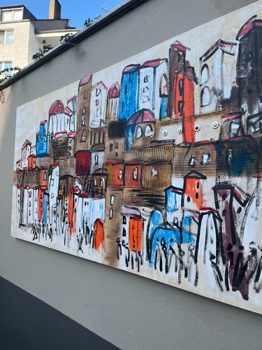 Südliche stadt wandbild - südliche,