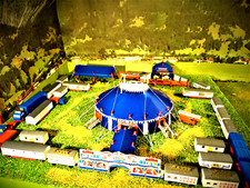 Circus Krone Spur N Circuszelt 1:160 Bausatz für Modellbahn Anlage Circus etc.