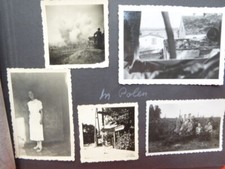 368475 - Fotoalbum. Über 110 Fotos, ca. 1/3 militärisch, Polen und Frankreich