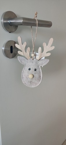 Hirsch aus filz holz - hirsch, &