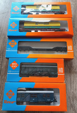 5 X Roco Güterwagen zum