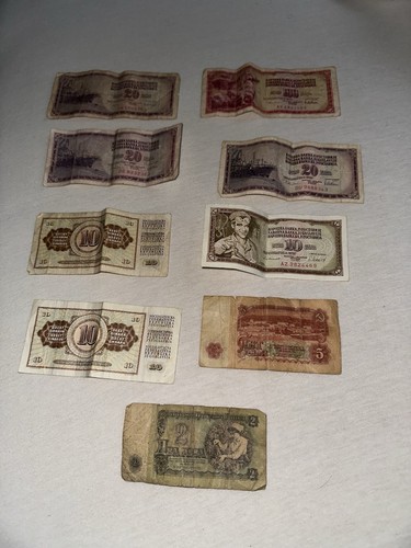 Konvolut alter banknoten - konvolut, aus