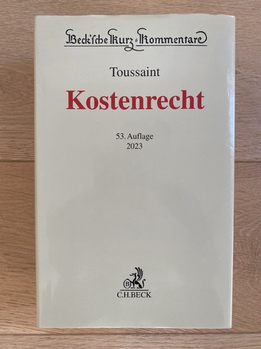 Toussaint kostenrecht - toussaint,