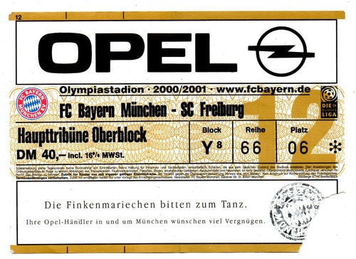 Ticket bayern münchen sc - bl,