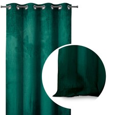 Vorhang Samt Dekoschal Velvet Fensterdekoration Verdunklung Ösen Farbe wählbar