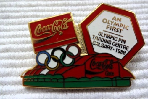 Coca cola olympic first - olympic, pin