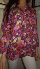 Outfit Bluse bunt geblümt