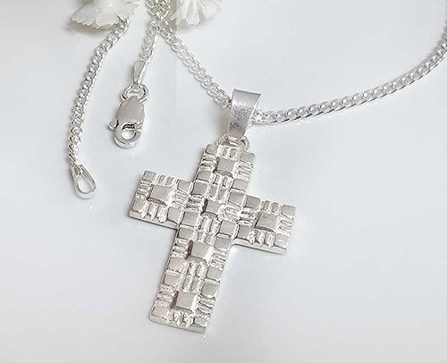 Kreuz anhänger silber 925 - kreuz,