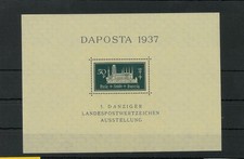 Danzig Briefmarken Block 1 postfrisch