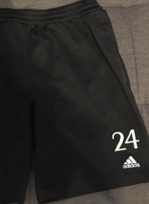 ADIDAS Kurze Trainingshose Schwarz Climacool Gr. L Sporthose Nr. 24