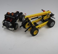 LEGO® Technic 2 Fahrzeuge klein Gabelstapler Truck LKW Transporter Technik