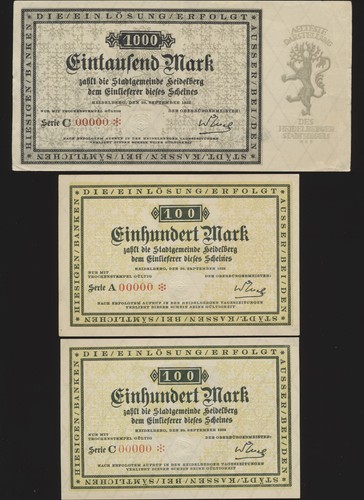 Heidelberg 100 mark - +, 1000