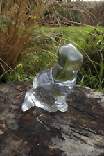 Villeroy & Boch Katze Glasfigur Skulptur  Top Stand in Vitrine