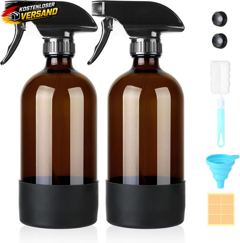 2er glas sprühflasche - glas,