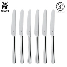 WMF Besteck Messer set DENVER B-Ware 6-tlg, Cromargan®, Tafelmesser, Menümesser