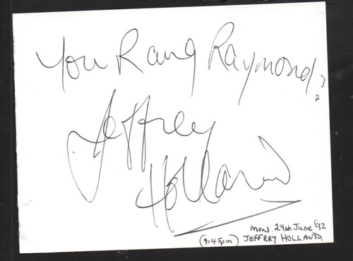Jeffrey holland hi - jeffrey, di