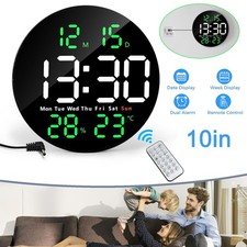 10" Digitaluhr Wanduhr Große