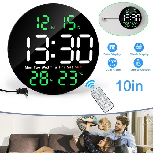 Digitaluhr wanduhr große - 10",