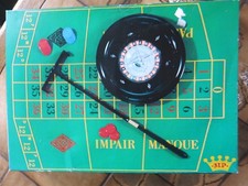 Roulette , Tischspiel , einfache Ausführung , D.: ca.23 cm , gebraucht ,