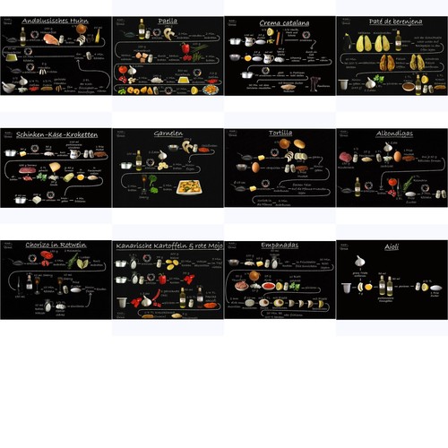 Komplett set spanische - komplett-set, "spanische