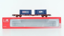 Rivarossi H0 HR6502 Containertragwagen mit 2 Containern CMA CGM ERR