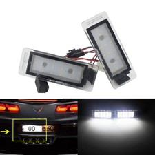 2x LED Kennzeichenbeleuchtung