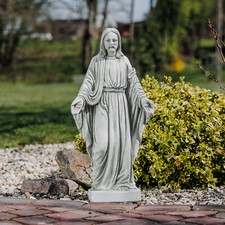 Jesus Christus Heiliger Vater  Steinfigur 80 cm 42 kg Weißbeton frostsicher