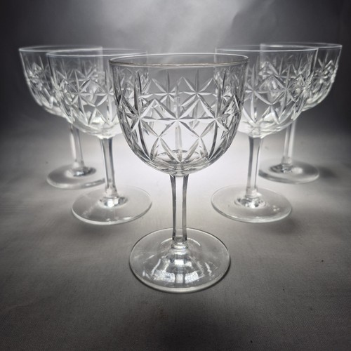 Vintage geschliffene - 5x,
