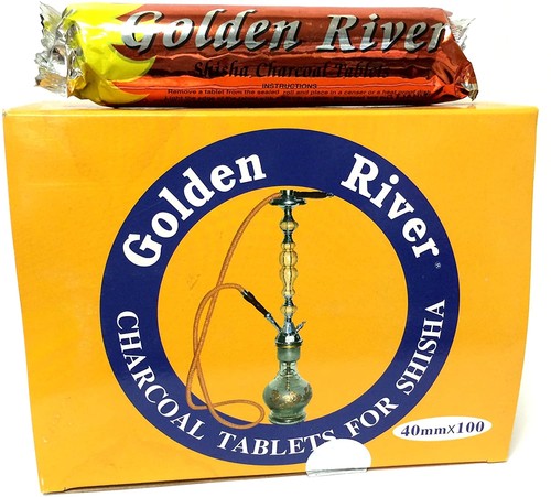 Golden river shisha - river, kohle