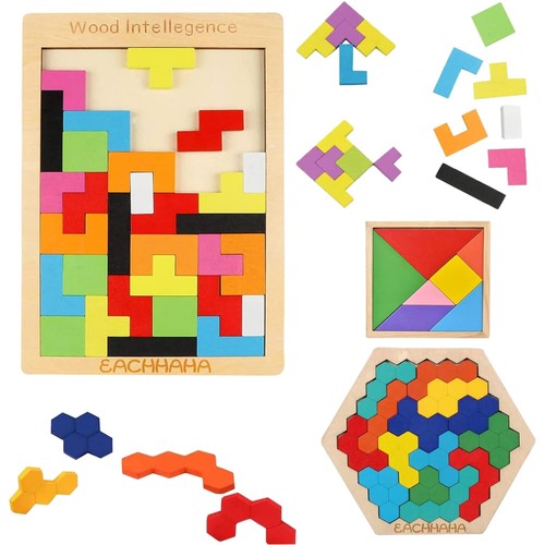 Montessori holzpuzzle tangram - montessori,