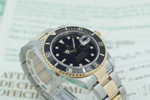 Rolex submariner 16613 - s&g,