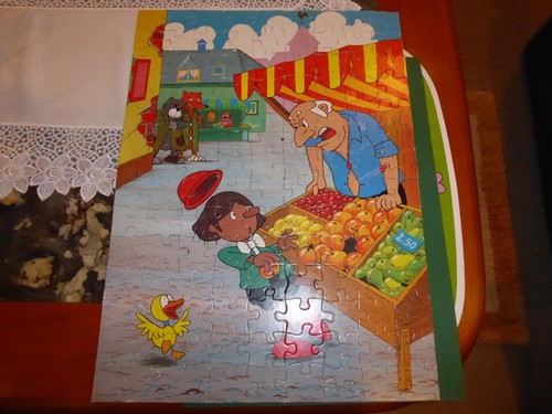 Vintage 126 teile puzzle comic - puzzle,