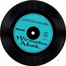 PHILICORDA  *1960er FLEXI *PHILIPS *WIR MACHEN MUSIK * läuft auf 33*SAMMLERSTÜCK