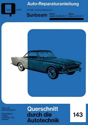 Sunbeam rapier alpine - rapier,