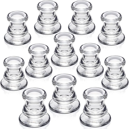 Kerzenständer glas set - kerzenständer, 12