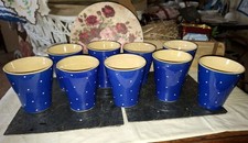 9 Becher Saftbecher Keramik