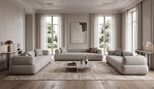Elegantes beiges lounge - beiges,