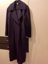 Schwarzer Damenmantel Dinomoda, Größe 40