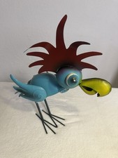 Deko Hahn Gockel Vogel Tier Figuren Blech Metall Haus Garten Geschenk 35cm