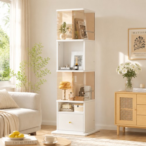Vitrine 50x50x160cm drehbar