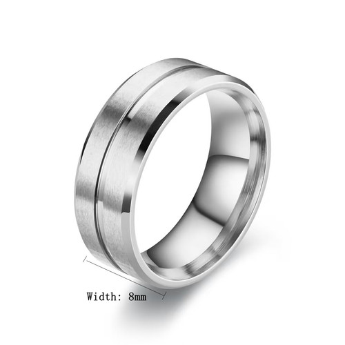 Edelstahl ring gold silber - edelstahl,