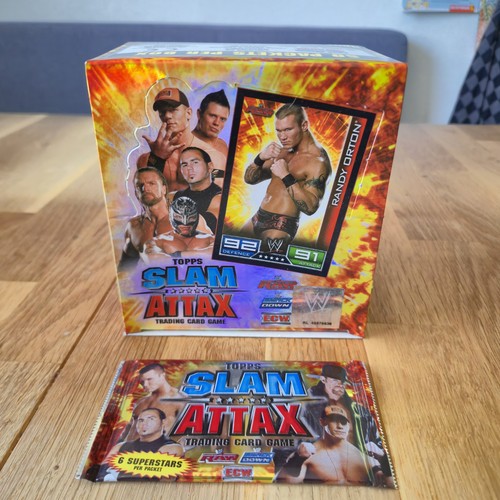 2008 topps wwe - attax, box