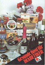 DDR Sucrosin Gesunde Kost für Diabetiker Fibel Diabetes 1987 Diät Erzeugnisse