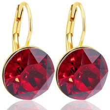 Gold Ohrringe mit Swarovski