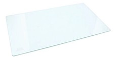 KÜHLSCHRANK EINLEGEBODEN GLASBODEN ERSATZGLAS GLASPLATTE  44 x 36 cm