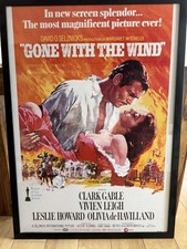 Vom Winde verweht (1939) | US Filmplakat, Poster [100x70cm] incl. Rahmen