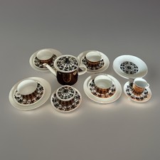 ROSENTHAL Kaffee-/Teeservice | Dekor Hilton, Bjoern Wiinblad 1960er | 4 Pers. 