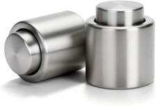 2PCS Sektverschluss 3,5 cm, Sektflaschenverschluss,Champagner