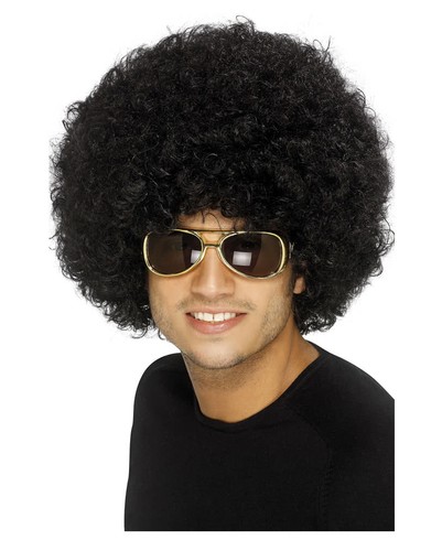 Schwarze funky afro perücke - funky,