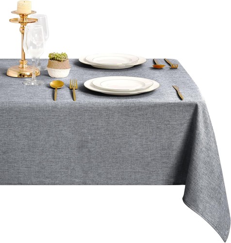 Graue fleckschutz tischdecke - graue,